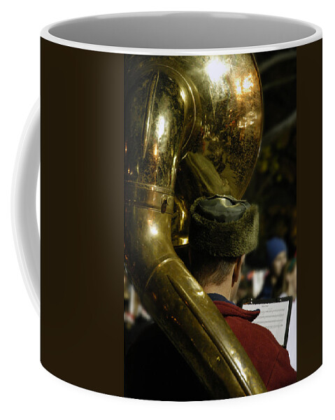 Tuba Coffee Mug featuring the photograph And The Band Played On by DArcy Evans