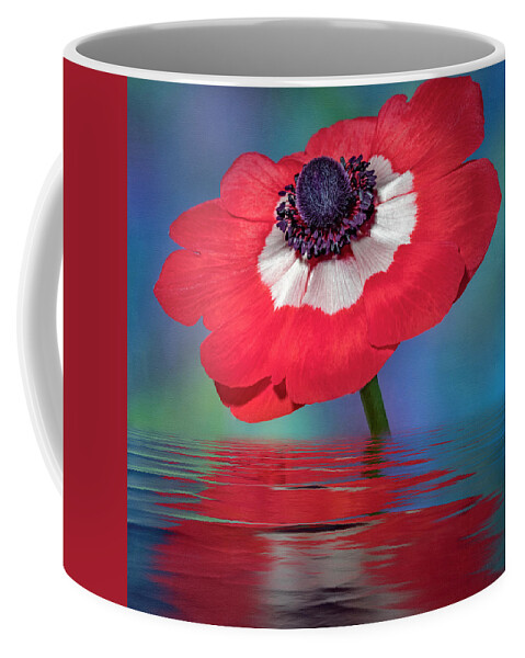 Anemone Flower Coffee Mug featuring the photograph Anemone Flower by Susan Candelario