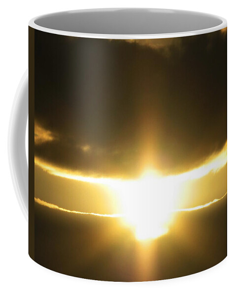 Sky Coffee Mug featuring the photograph Angel Incoming by Chris Dunn
