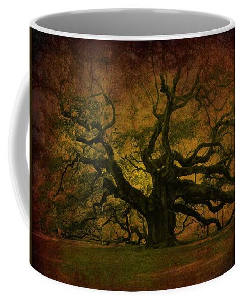 Angel Oak Coffee Mug featuring the photograph Angel Oak 3 Charleston by Susanne Van Hulst