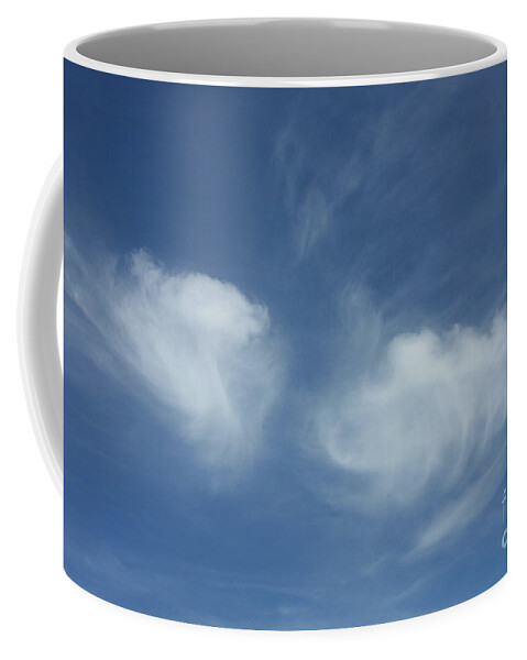 Angel Wings Coffee Mug featuring the photograph Angel Wings in the Sky by Carol Groenen