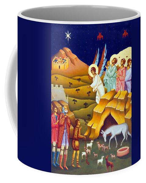 Village Coffee Mug featuring the photograph Angels and Shepherds by Munir Alawi