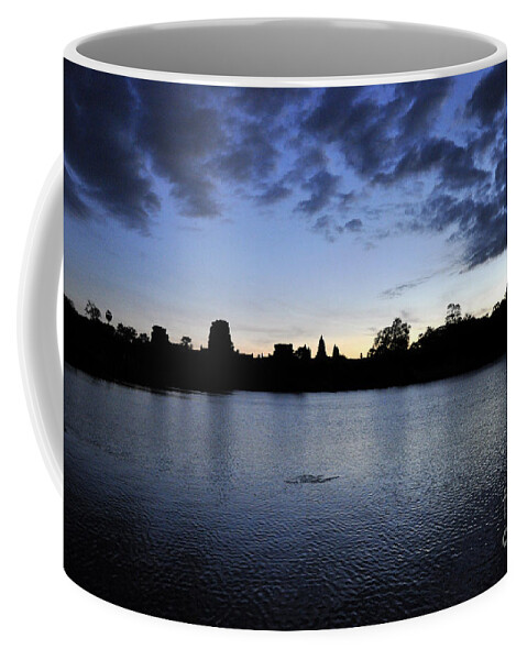 Angkor Wat Coffee Mug featuring the photograph Angkor Sunrise 2 by Andrew Dinh