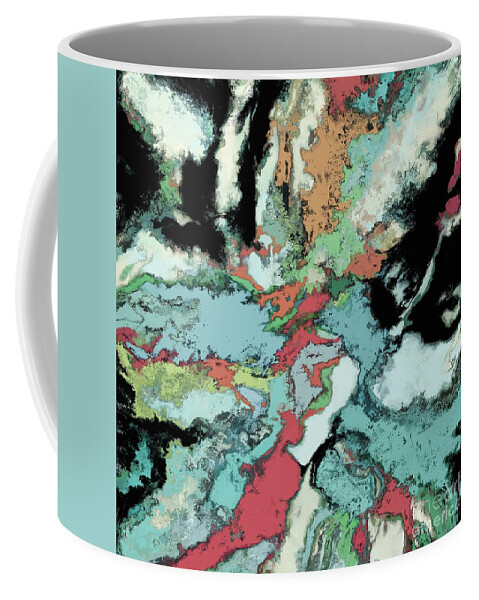 Angry Skies Coffee Mug featuring the digital art Angry skies by Keith Mills