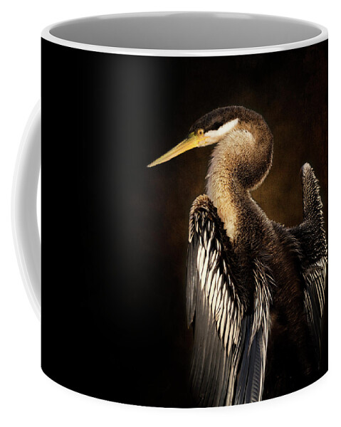 Anhinga Coffee Mug featuring the photograph Anhinga by Diana Andersen