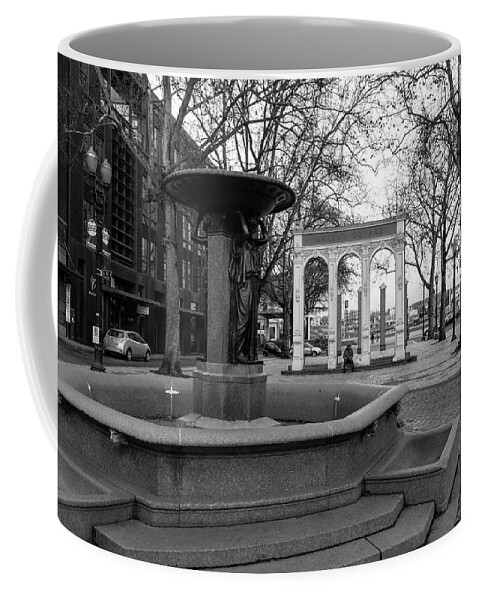 Portland Coffee Mug featuring the photograph Ankeny Square by Steven Clark