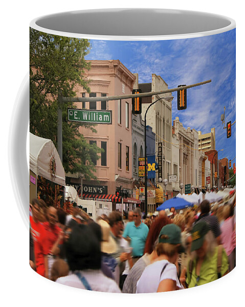 Art Coffee Mug featuring the photograph Ann Arbor Art Fair by Pat Cook