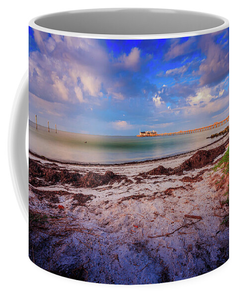 Anna Maria Island Coffee Mug featuring the photograph Anna Maria City Pier by Doug Camara