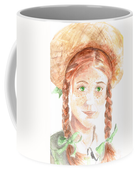 Anne Of Green Gables Coffee Mug featuring the painting Anne of Green Gables by Andrew Gillette