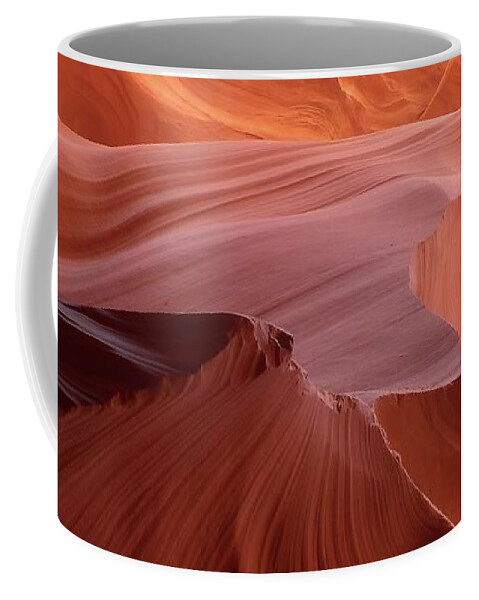  Coffee Mug featuring the photograph Antelope Canyon Arizona 2014 by Leizel Grant