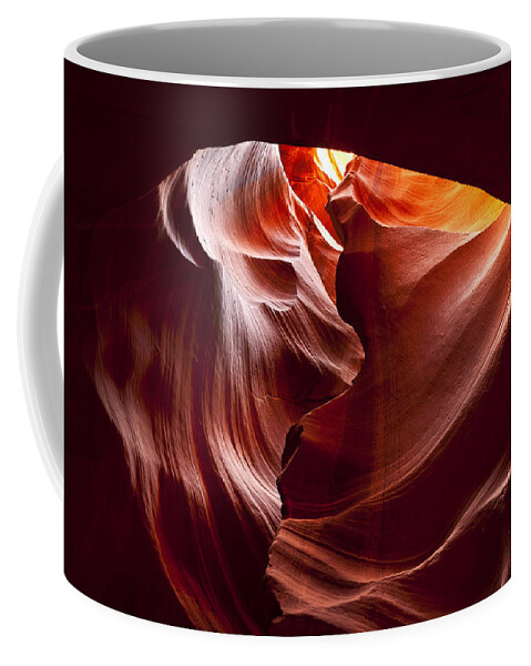 Antelope Canyon Coffee Mug featuring the digital art Antelope Canyon by Maye Loeser