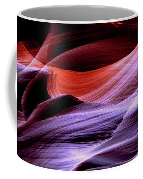Southwest Landscapes Coffee Mug featuring the photograph Antelope Canyon Waves by Joe Hoover