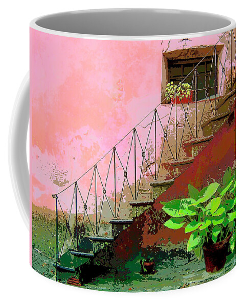 Anticipation Coffee Mug featuring the mixed media Anticipation by Dominic Piperata