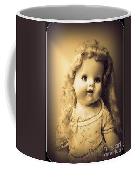 Toy Coffee Mug featuring the photograph Antique Dolly by Susan Lafleur