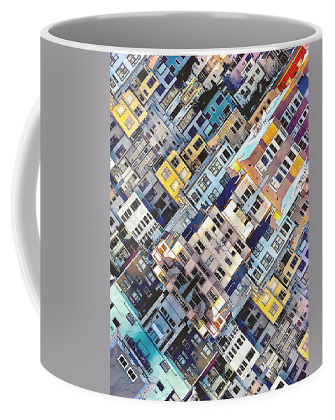 City Coffee Mug featuring the photograph Apartments In The City by Phil Perkins