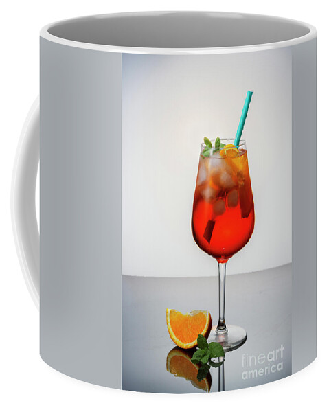 Spritz Coffee Mug featuring the photograph Aperol Spritz by Anastasy Yarmolovich