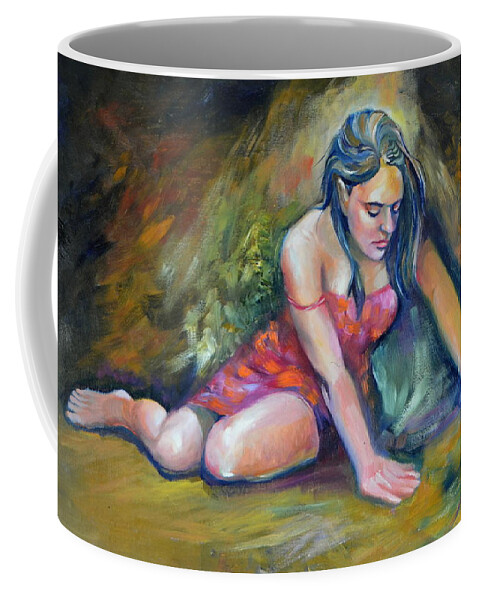 Lust Coffee Mug featuring the drawing Aphrodite by Parag Pendharkar