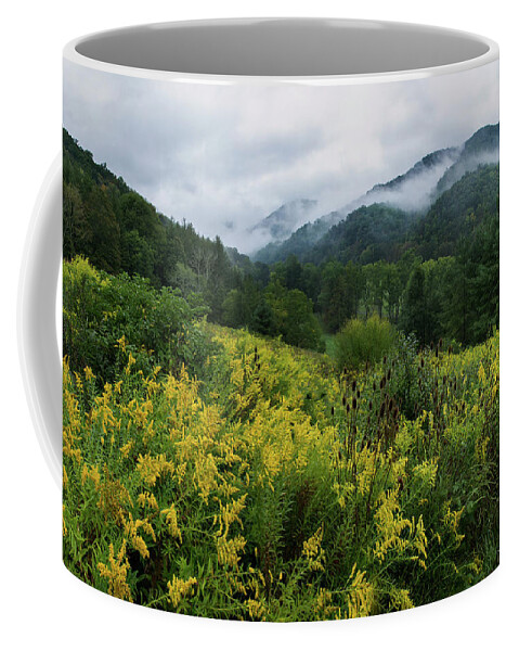Mountains Coffee Mug featuring the photograph Appalachian Autumn Morning by Jurgen Lorenzen