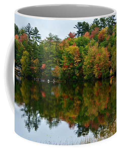 Fall Foliage Coffee Mug featuring the photograph Apple Cider and Pumpkin Pie by Carolyn Mickulas