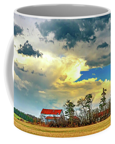 Steve Harrington Coffee Mug featuring the photograph Approaching Spring Thunderstorm 4 by Steve Harrington