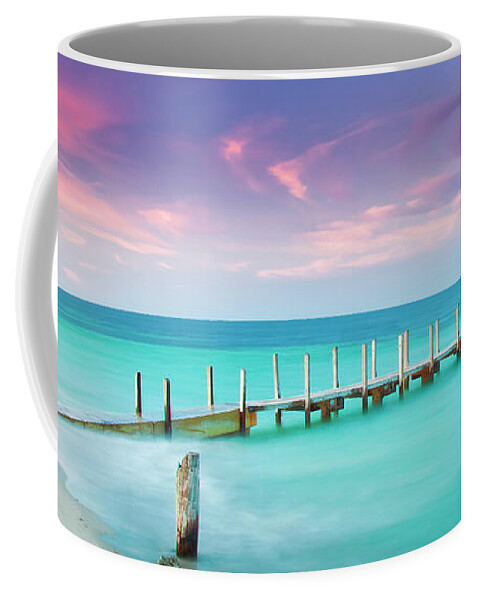 Quindalup Boat Ramp Coffee Mug featuring the photograph Aqua Waters by Az Jackson