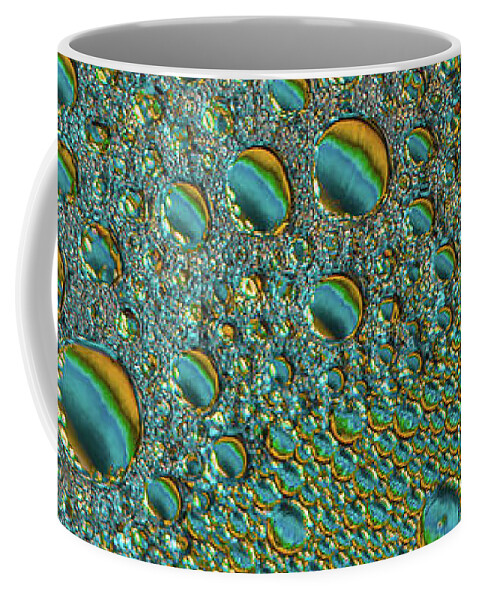Water Coffee Mug featuring the photograph AquaTeal Scape by Bruce Pritchett