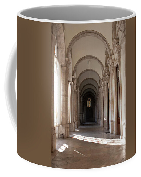 Madrid Coffee Mug featuring the photograph Arched and Elegant - MADRID by Lorraine Devon Wilke