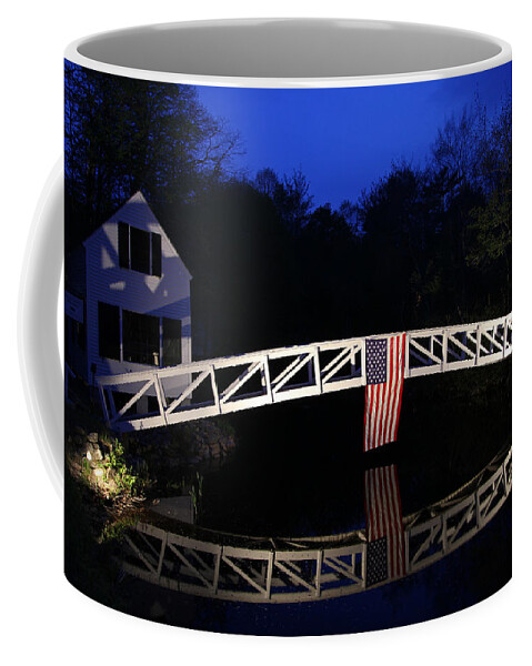 Somesville Coffee Mug featuring the photograph Arched Bridge in Somesville Maine by Juergen Roth