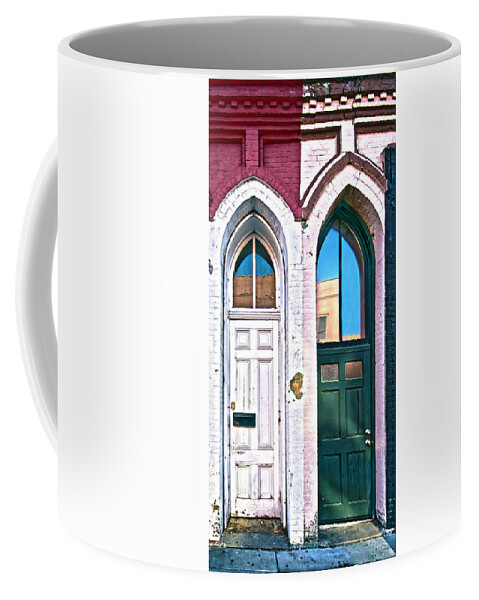 Door Coffee Mug featuring the photograph 050 - Door One and Door Too by David Ralph Johnson