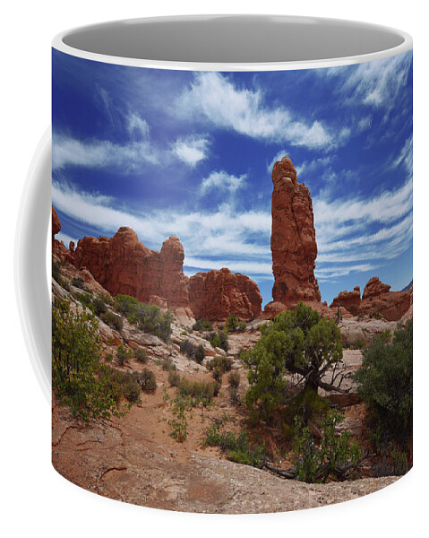 Arches Coffee Mug featuring the photograph Arches Scene 4 by Renee Hardison