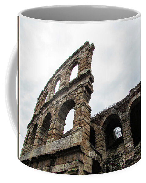 Architecture Coffee Mug featuring the photograph Arena in Verona by Cesar Vieira
