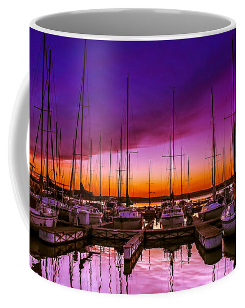 Sunset Coffee Mug featuring the photograph Ariana's Sunset by TK Goforth