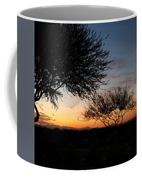 Arizona Coffee Mug featuring the photograph Arizona Sunset by Vic Ritchey