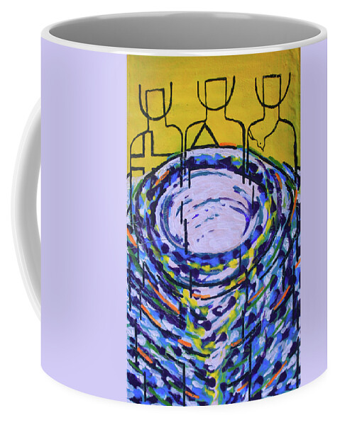 Jesus Coffee Mug featuring the ceramic art Apocalypse by Gloria Ssali