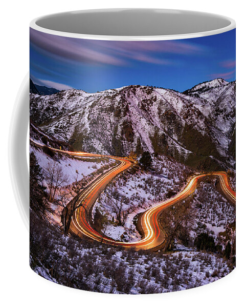 Lookout Mountain Coffee Mug featuring the photograph Around the Bends by Darren White