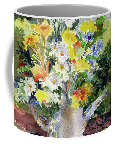Garden Gate Coffee Mug featuring the painting Cut flowers by Garden Gate magazine