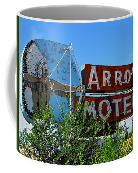 Arrow Motel Coffee Mug featuring the photograph Arrow Motel by Gia Marie Houck
