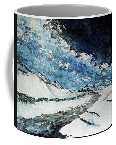 Landscape Coffee Mug featuring the painting Arroyo Bend by Carl Owen