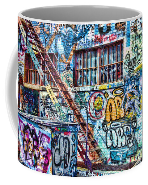Art Coffee Mug featuring the photograph Art Alley 2 by Adam Vance
