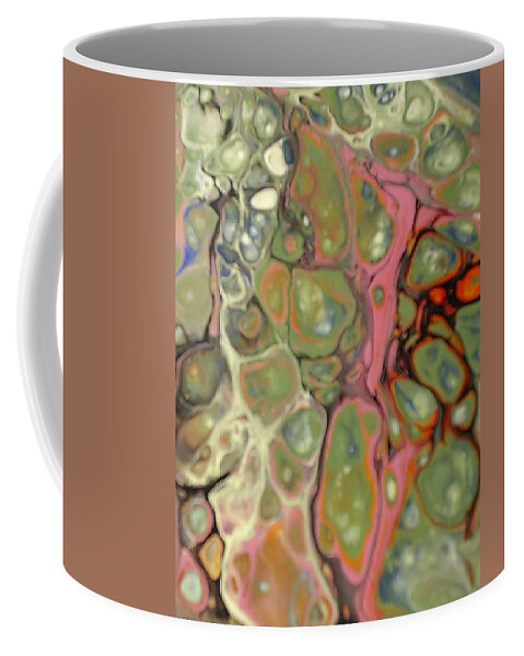Abstracts Coffee Mug featuring the painting Art ery 2 by C Maria Wall
