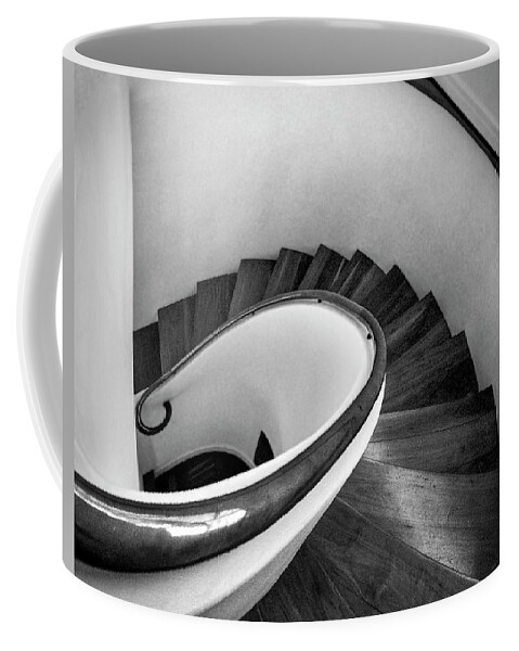 Architecture Coffee Mug featuring the photograph Art Mimics Life by Denise Dube