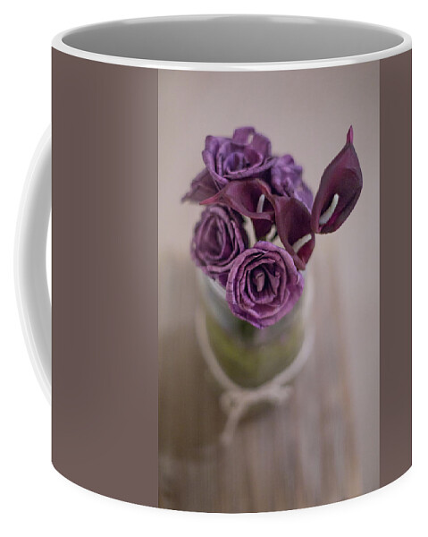 Flowers Coffee Mug featuring the photograph Art of Simplicity by Elvira Pinkhas