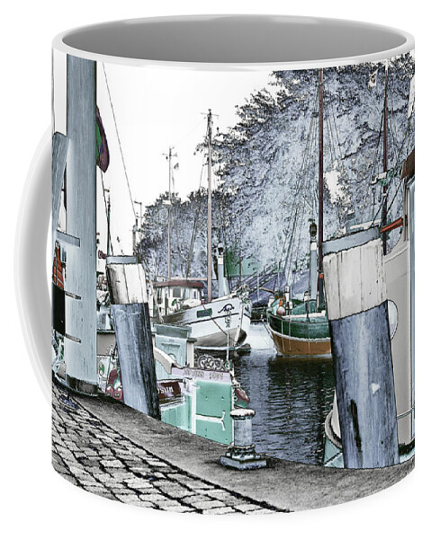 Art Photography Coffee Mug featuring the photograph Art Print Boat 2 by Harry Gruenert