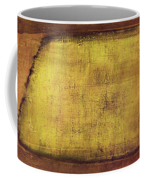 Abstract Prints Coffee Mug featuring the painting Art Print Terra by Harry Gruenert