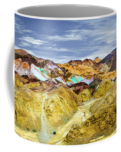 Artist Palette Death Valley Coffee Mug featuring the photograph Artist Palette by Mark Jackson