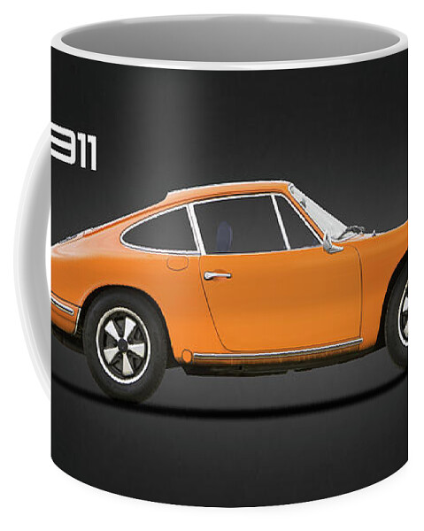 Porsche 911 Turbo Coffee Mug featuring the photograph The 911 1968 by Mark Rogan