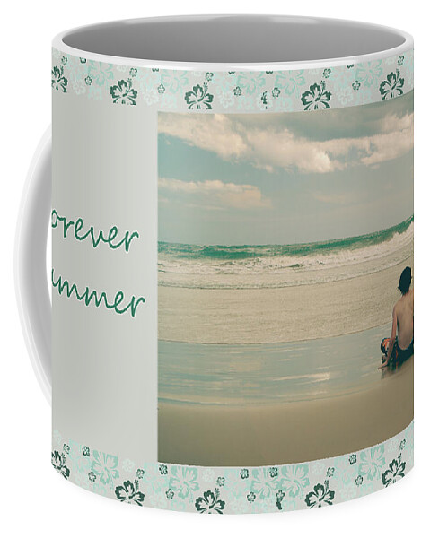 Surf Coffee Mug featuring the photograph Forever Summer 7 by Linda Lees