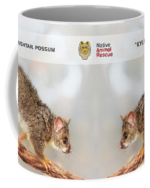 Mad About Wa Coffee Mug featuring the photograph Kyle the Brushtail Possum, Native Animal Rescue by Dave Catley