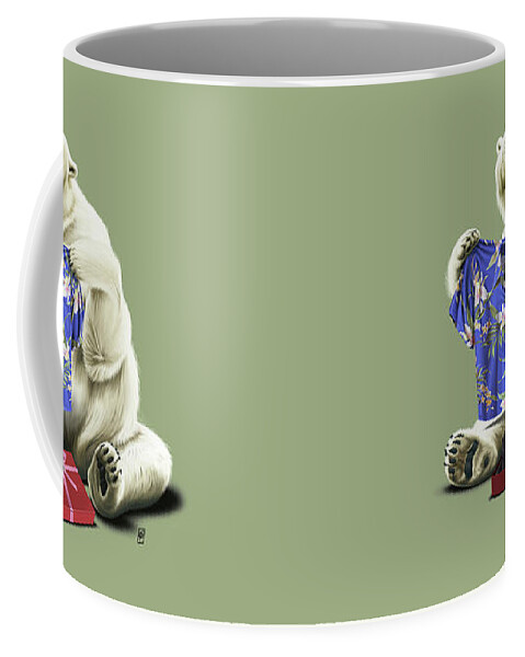 Illustration Coffee Mug featuring the digital art Cool Colour by Rob Snow