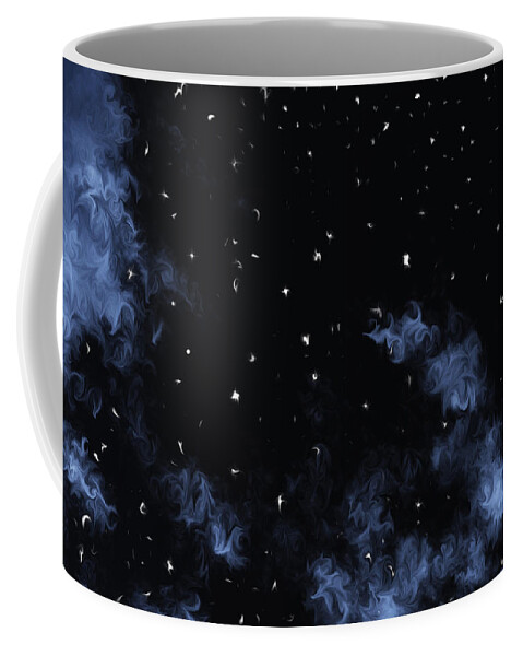 Clouds Coffee Mug featuring the digital art Starry Night by Brandi Untz
